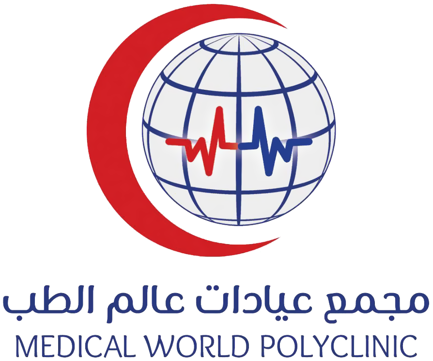 شعار مجمع عيادات عالم الطب