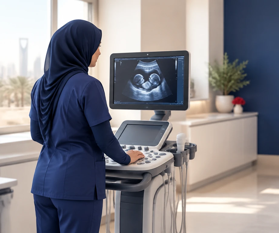 سونار 4D رباعي الأبعاد وكشفية أخصائية النساء